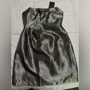 Metallic mini dress